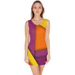 Background Abstract Bodycon Dress