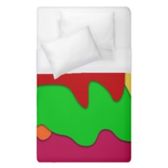 Liquid Forms Water Background Duvet Cover (single Size) by Nexatart