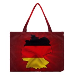 Germany Map Flag Country Red Flag Medium Tote Bag by Nexatart