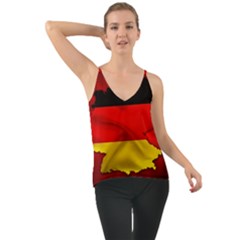 Germany Map Flag Country Red Flag Cami by Nexatart