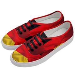 Germany Map Flag Country Red Flag Women s Classic Low Top Sneakers by Nexatart