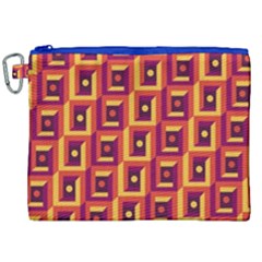 3 D Squares Abstract Background Canvas Cosmetic Bag (xxl) by Nexatart