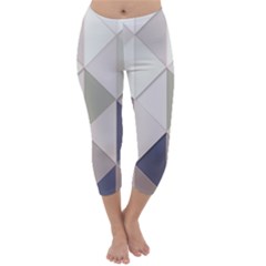 Background Geometric Triangle Capri Winter Leggings  by Nexatart