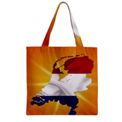 Holland Country Nation Netherlands Flag Zipper Grocery Tote Bag by Nexatart