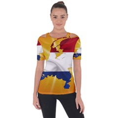 Holland Country Nation Netherlands Flag Short Sleeve Top by Nexatart