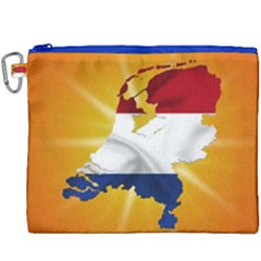 Holland Country Nation Netherlands Flag Canvas Cosmetic Bag (xxxl)