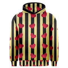 Love Heart Pattern Decoration Abstract Desktop Men s Overhead Hoodie