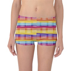 Art Background Abstract Reversible Boyleg Bikini Bottoms