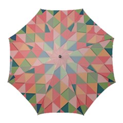 Background Geometric Triangle Golf Umbrellas by Nexatart