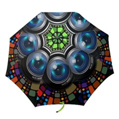 Lens Photography Colorful Desktop Folding Umbrellas by Nexatart