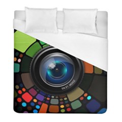 Lens Photography Colorful Desktop Duvet Cover (full/ Double Size) by Nexatart