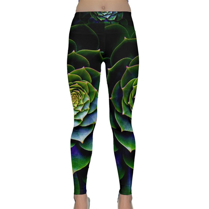 Nature Desktop Flora Color Pattern Classic Yoga Leggings