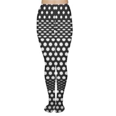 Holes Sheet Grid Metal Women s Tights by Nexatart