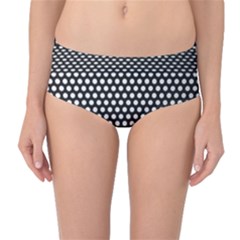 Holes Sheet Grid Metal Mid-waist Bikini Bottoms by Nexatart