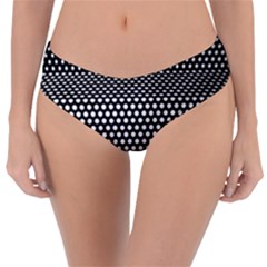 Holes Sheet Grid Metal Reversible Classic Bikini Bottoms