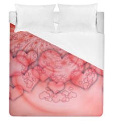 Heart Love Friendly Pattern Duvet Cover (queen Size)