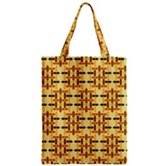 Ethnic Traditional Vintage Background Abstract Zipper Classic Tote Bag