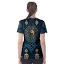 Ying Yang Abstract Asia Asian Background Women s Sport Mesh Tee View2