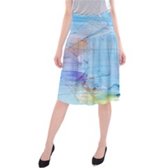 Background Art Abstract Watercolor Midi Beach Skirt by Nexatart