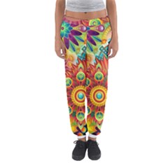 Colorful Abstract Background Colorful Women s Jogger Sweatpants