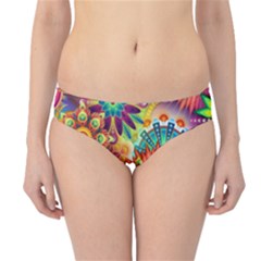 Colorful Abstract Background Colorful Hipster Bikini Bottoms