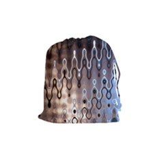 Wallpaper Steel Industry Drawstring Pouches (medium)  by Nexatart