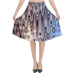 Wallpaper Steel Industry Flared Midi Skirt