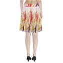 Feathers Bird Animal Art Abstract Pleated Skirt View2