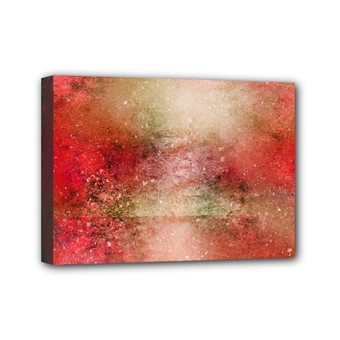 Background Art Abstract Watercolor Mini Canvas 7  X 5  by Nexatart