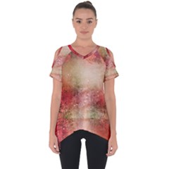 Background Art Abstract Watercolor Cut Out Side Drop Tee by Nexatart