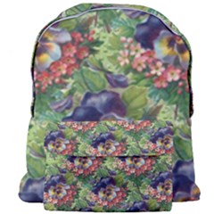 Background Square Flower Vintage Giant Full Print Backpack by Nexatart
