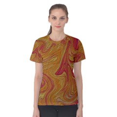 Texture Pattern Abstract Art Women s Cotton Tee