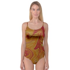 Texture Pattern Abstract Art Camisole Leotard 