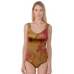 Texture Pattern Abstract Art Princess Tank Leotard 