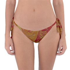 Texture Pattern Abstract Art Reversible Bikini Bottom