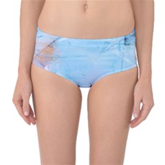 Background Art Abstract Watercolor Mid-waist Bikini Bottoms by Nexatart