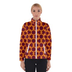 Black And Orange Diamond Pattern Winterwear
