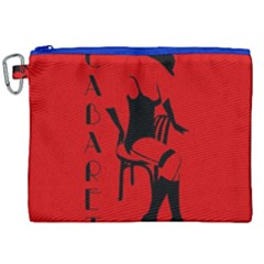 Cabaret Canvas Cosmetic Bag (xxl) by Valentinaart