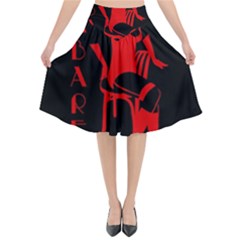 Cabaret Flared Midi Skirt by Valentinaart