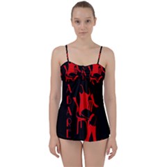 Cabaret Babydoll Tankini Set by Valentinaart