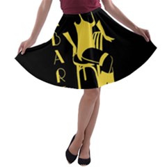 Cabaret A-line Skater Skirt by Valentinaart