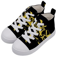 Cabaret Kid s Mid-top Canvas Sneakers by Valentinaart