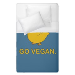 Go Vegan - Cute Chick  Duvet Cover (single Size)