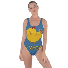 Go Vegan - Cute Chick  Bring Sexy Back Swimsuit by Valentinaart