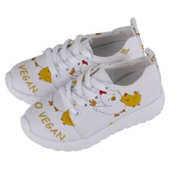 Go Vegan - Cute Chick  Kids  Lightweight Sports Shoes by Valentinaart