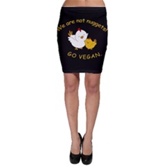 Go Vegan - Cute Chick  Bodycon Skirt