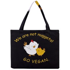 Go Vegan - Cute Chick  Mini Tote Bag