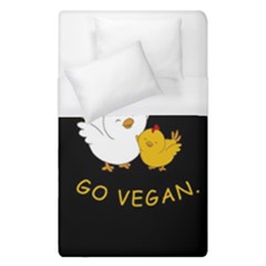 Go Vegan - Cute Chick  Duvet Cover (single Size)