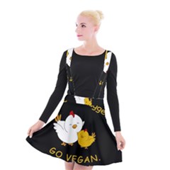 Go Vegan - Cute Chick  Suspender Skater Skirt