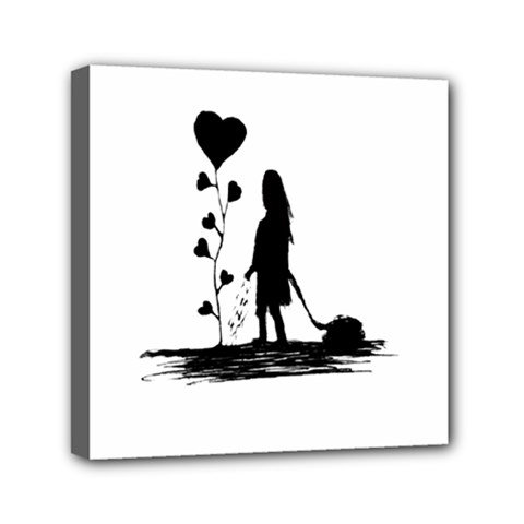 Sowing Love Concept Illustration Small Canvas Travel Bag